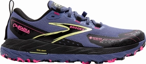 Brooks Cascadia 18 GORE-TEX Womens Trail Running Shoes - Blue Brooks breathable running shoes for performance