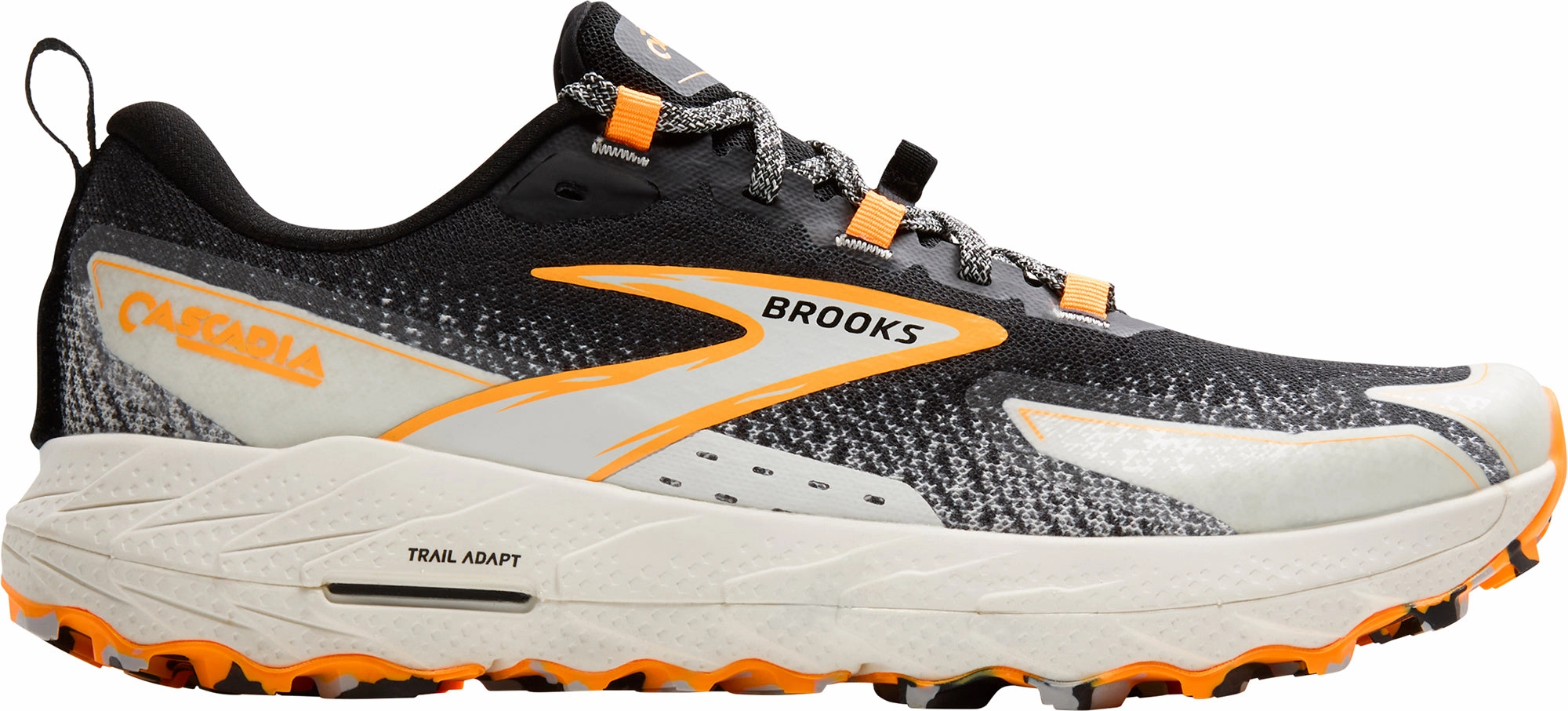 Brooks Cascadia 18 Mens Trail Running Shoes - Black Brooks breathable running shoes for performance