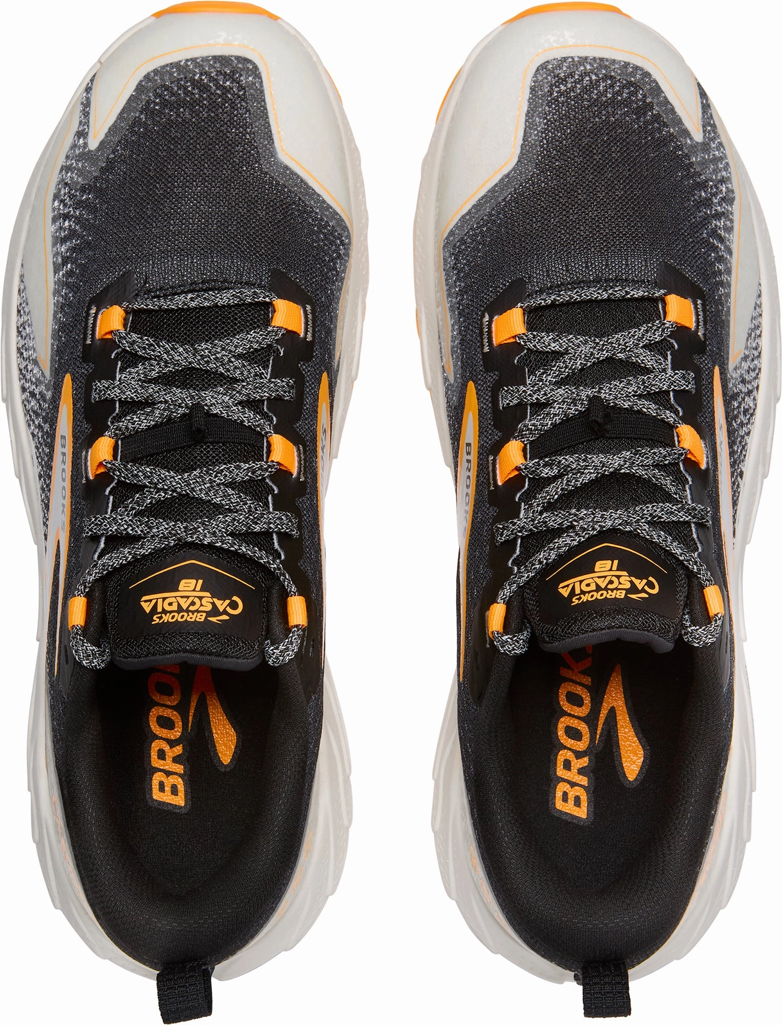 Brooks Cascadia 18 Mens Trail Running Shoes - Black Training Sneakers