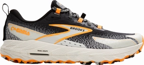 Brooks Cascadia 18 Mens Trail Running Shoes - Black Brooks breathable running shoes for performance