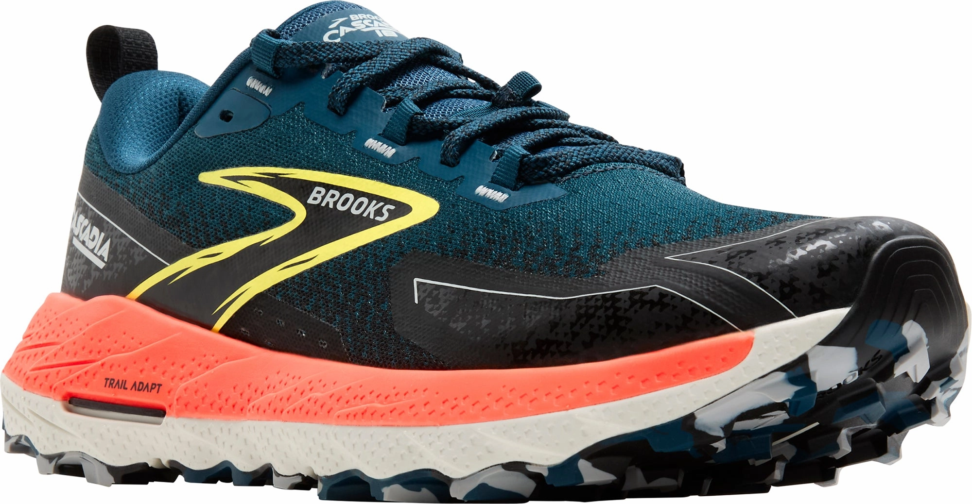 Brooks Cascadia 18 Mens Trail Running Shoes - Blue Distance Runners