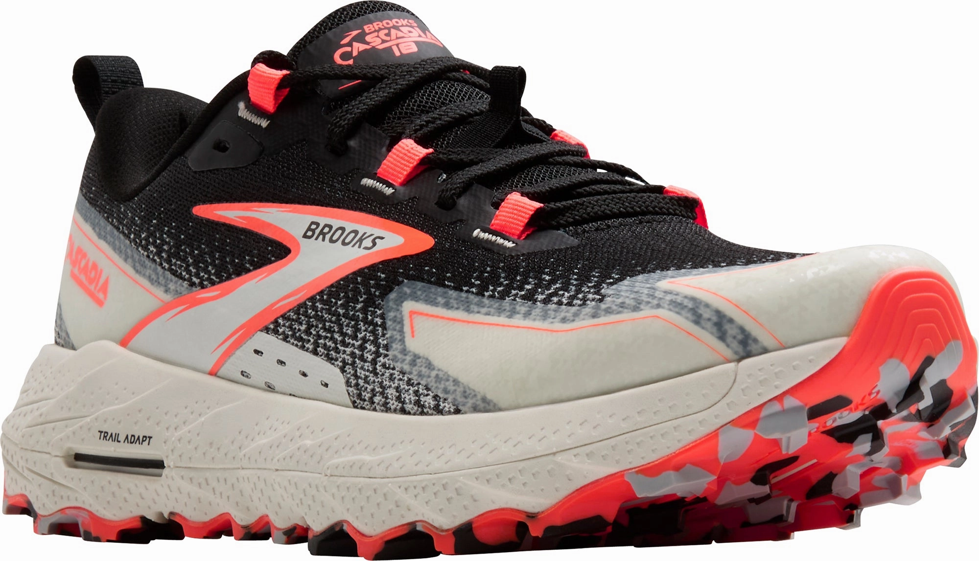 Brooks Cascadia 18 Womens Trail Running Shoes - Black Distance Runners