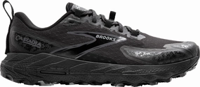 Brooks Cascadia 18 Womens Trail Running Shoes - Black Brooks cushioned sneakers for distance running