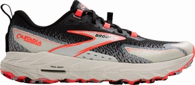 Brooks Cascadia 18 Womens Trail Running Shoes - Black Brooks cushioned sneakers for distance running