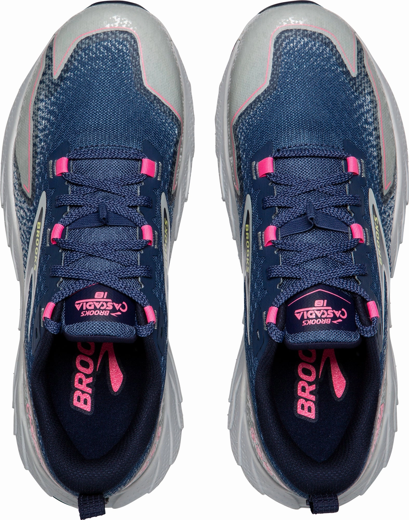 Brooks Cascadia 18 Womens Trail Running Shoes - Blue Distance Runners