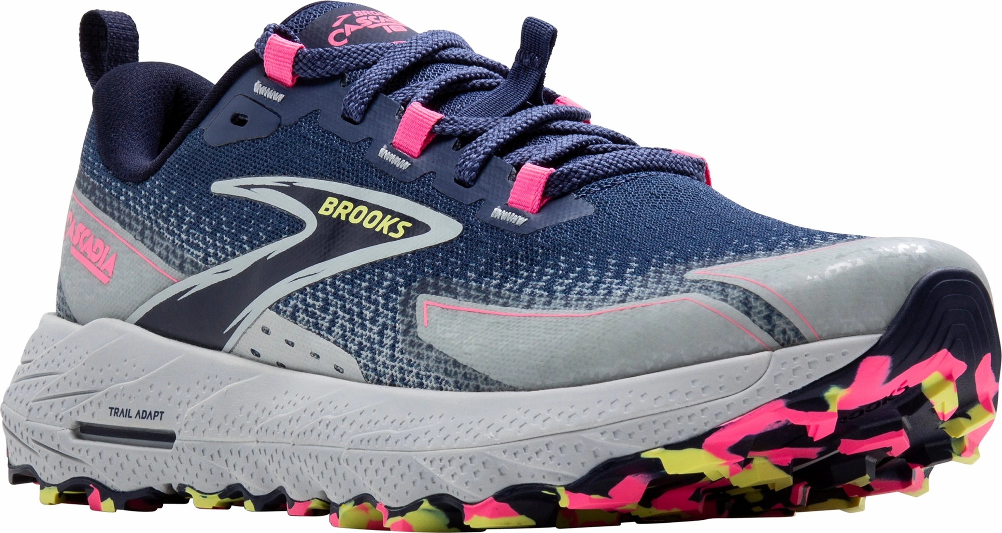 Brooks Cascadia 18 Womens Trail Running Shoes - Blue Distance Runners