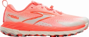 Brooks Cascadia 18 Womens Trail Running Shoes - Orange Brooks breathable running shoes for performance