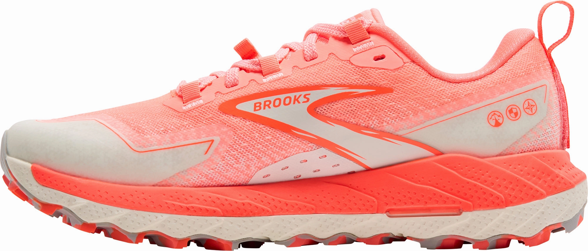 Brooks Cascadia 18 Womens Trail Running Shoes - Orange Training Sneakers