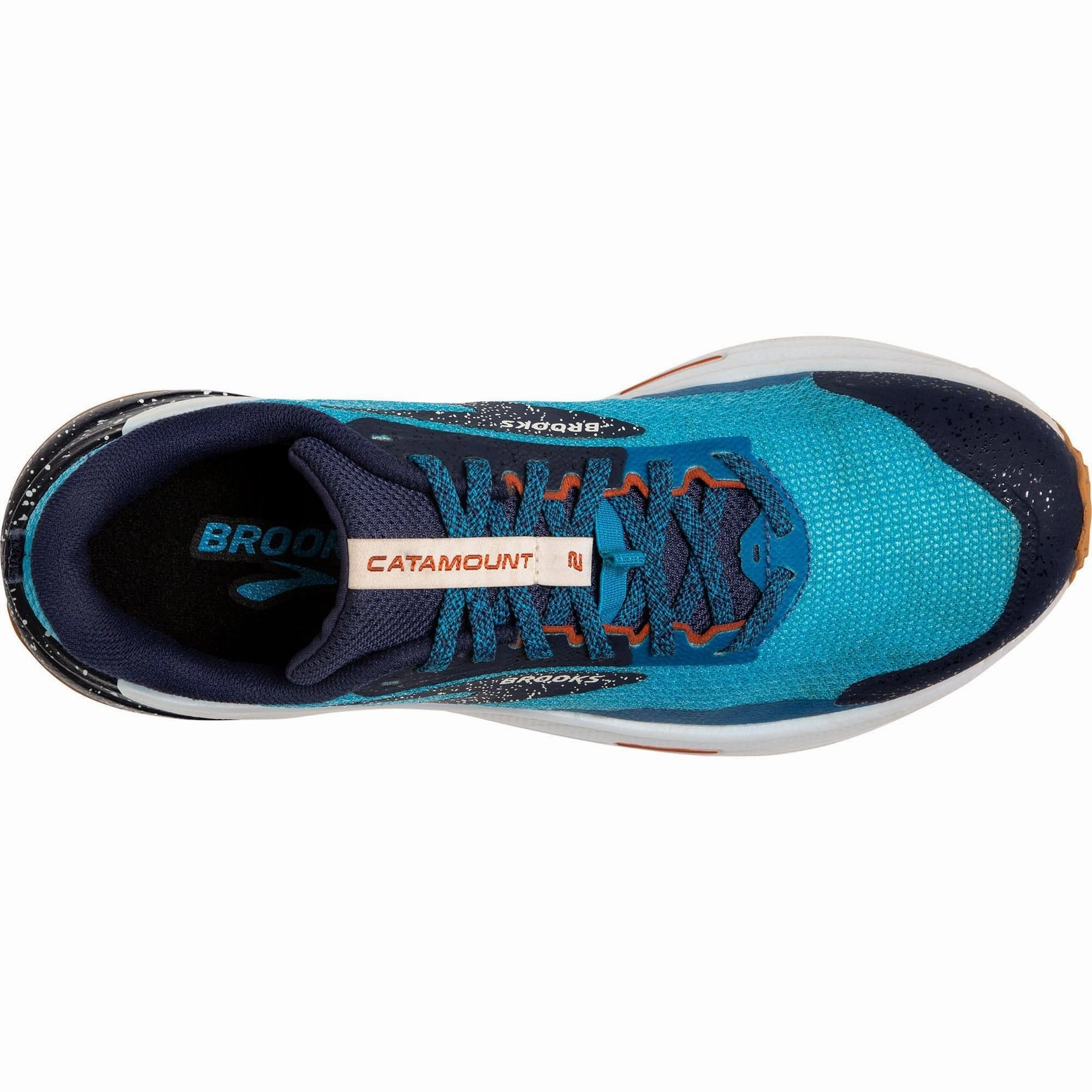 Brooks Catamount 2 Mens Trail Running Shoes - Blue Responsive Road Shoes