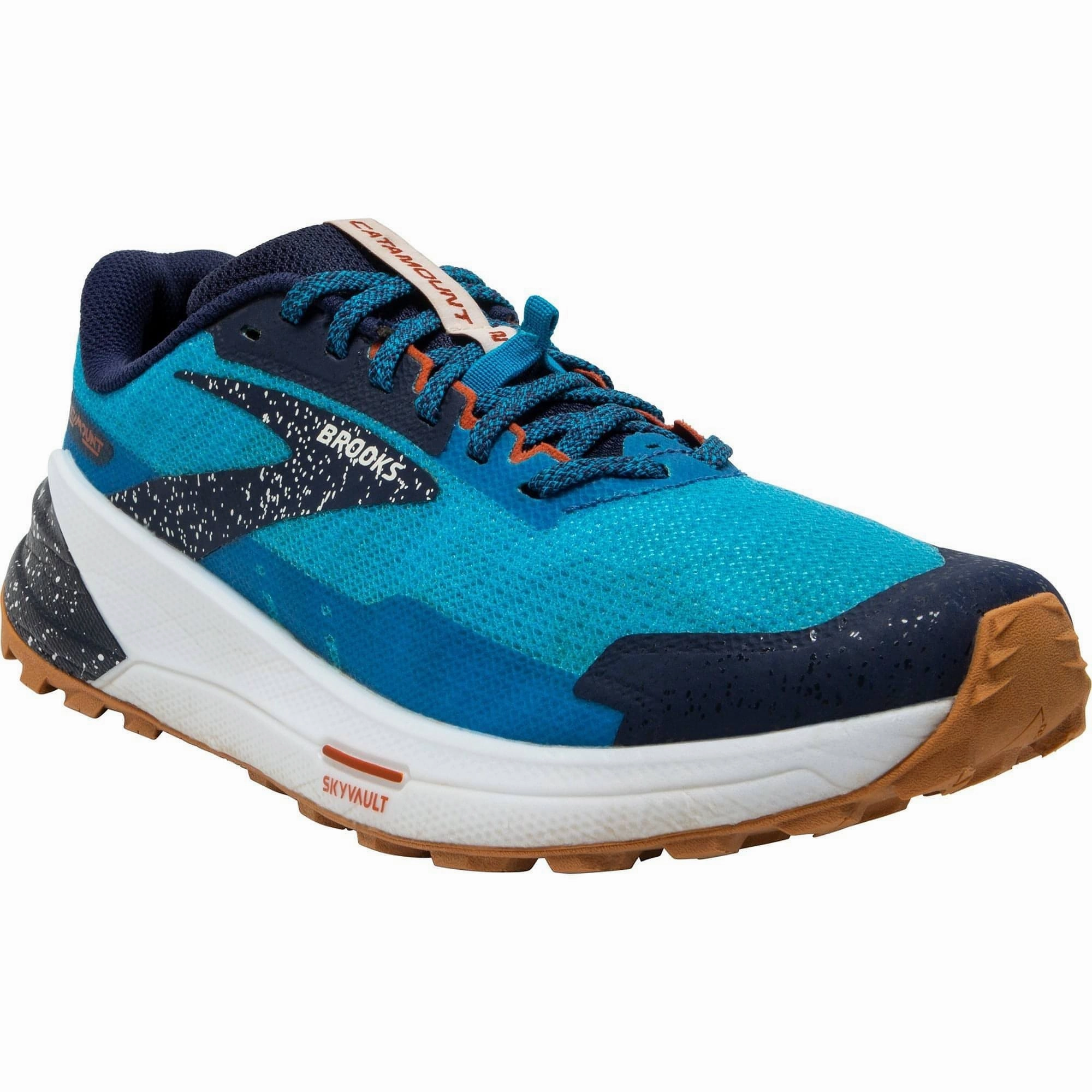 Brooks Catamount 2 Mens Trail Running Shoes - Blue Responsive Road Shoes
