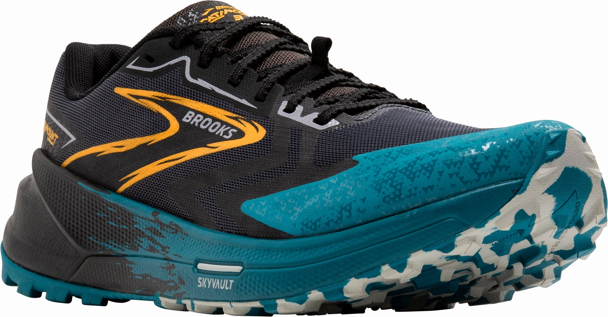 Brooks Catamount 3 Mens Trail Running Shoes - Black Distance Runners