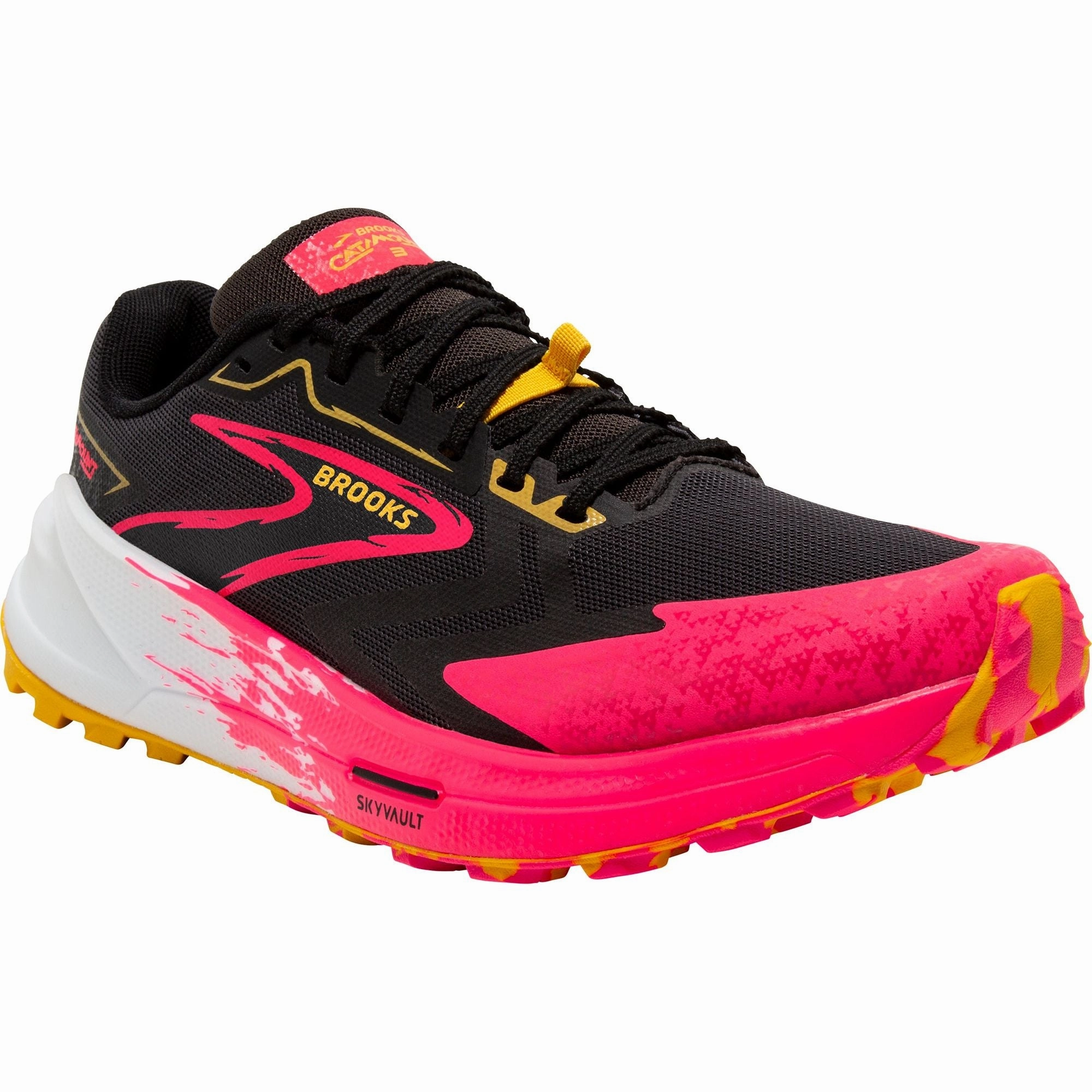 Brooks Catamount 3 Womens Trail Running Shoes - Black Distance Runners