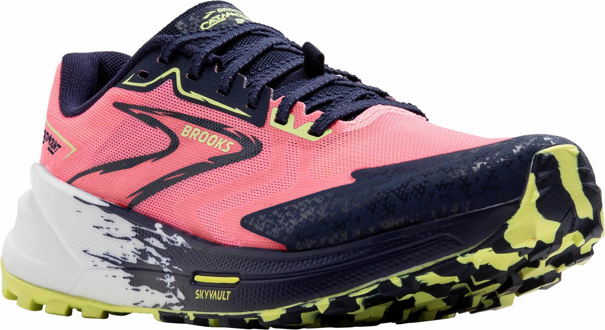 Brooks Catamount 3 Womens Trail Running Shoes - Pink Distance Runners