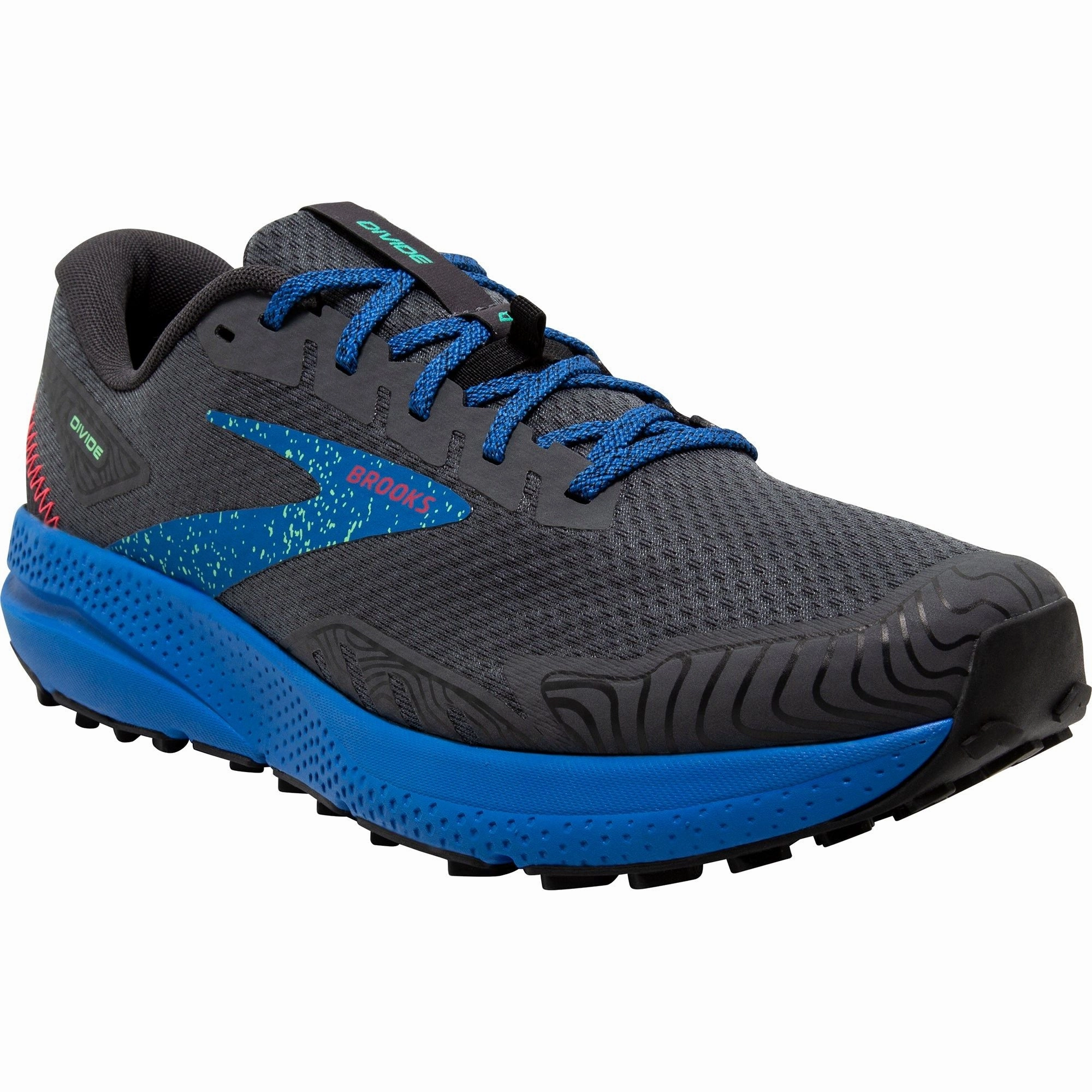Brooks Divide 4 Mens Trail Running Shoes - Black Distance Runners