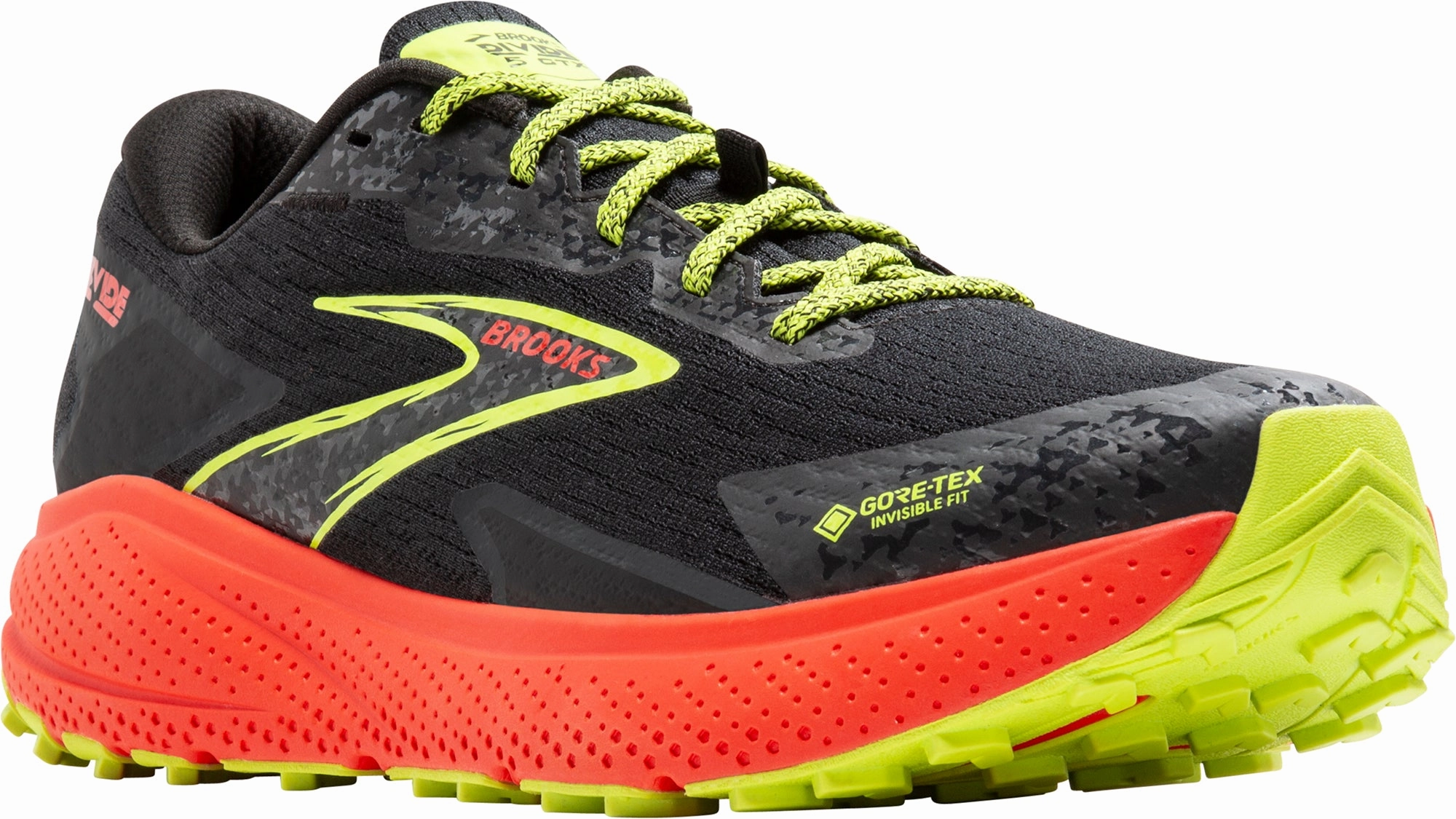 Brooks Divide 5 GORE-TEX Mens Trail Running Shoes - Black Distance Runners