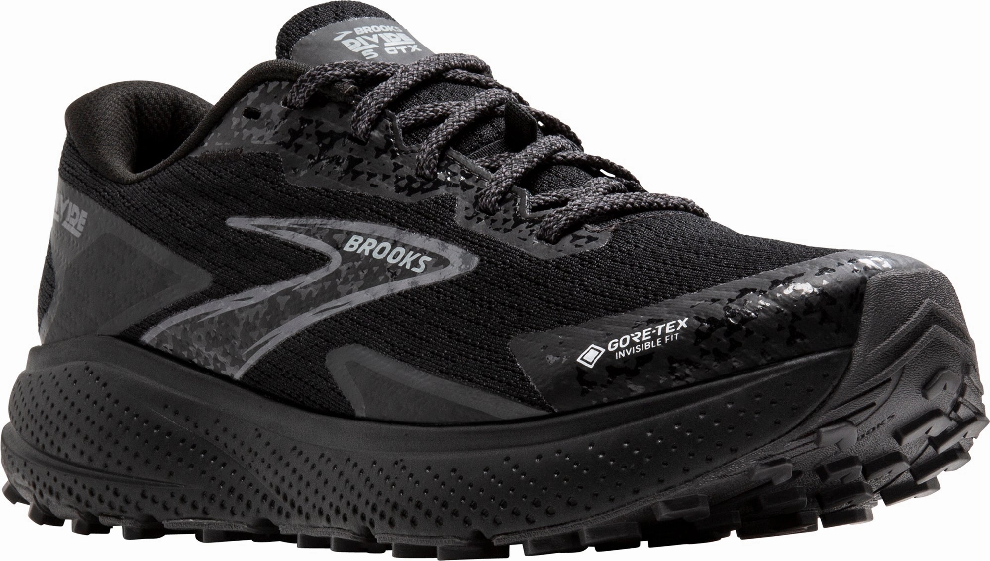 Brooks Divide 5 GORE-TEX Mens Trail Running Shoes - Black Distance Runners