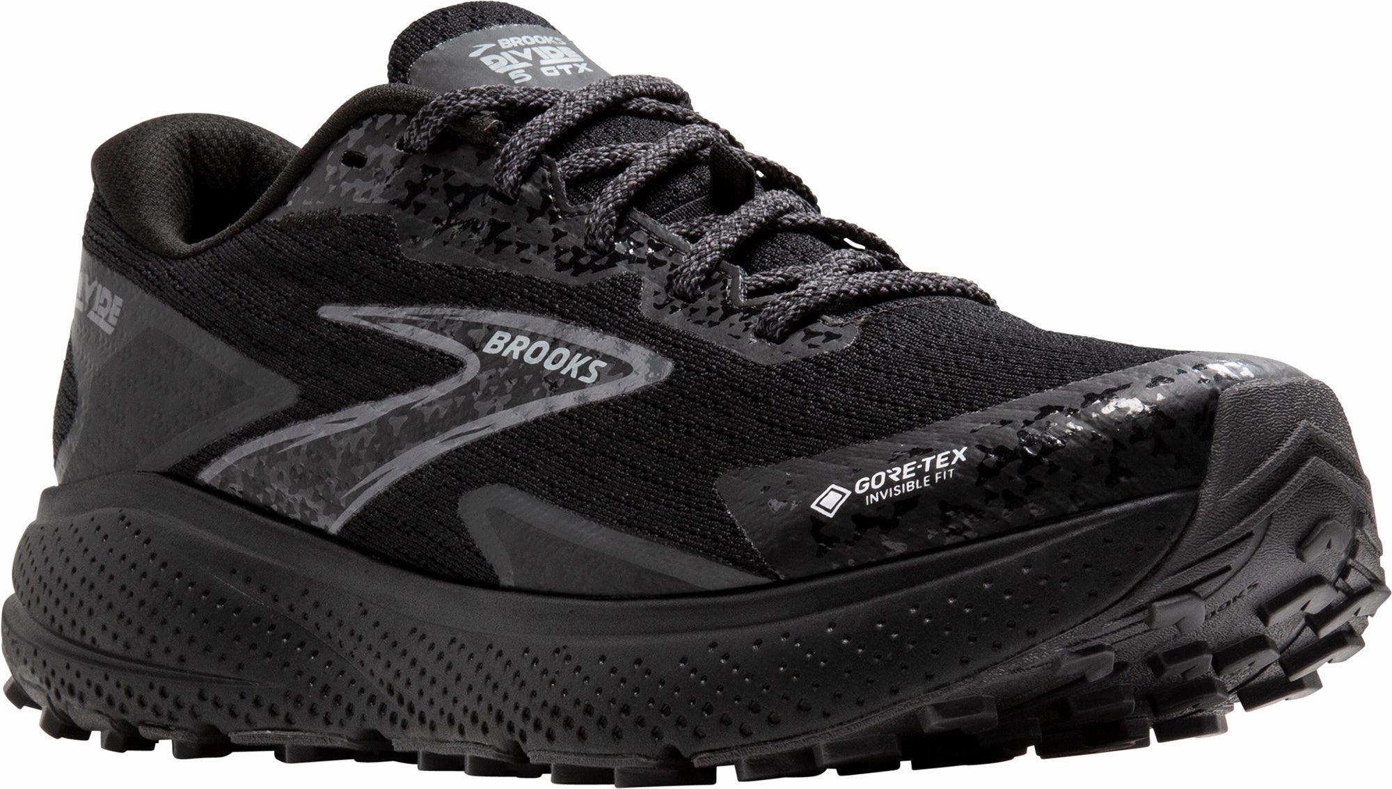 Brooks Divide 5 GORE-TEX Womens Trail Running Shoes - Black Training Sneakers