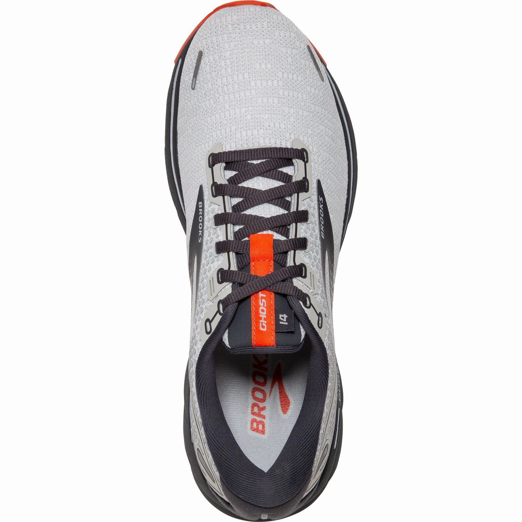 Brooks Ghost 14 Mens Running Shoes - Grey Distance Runners