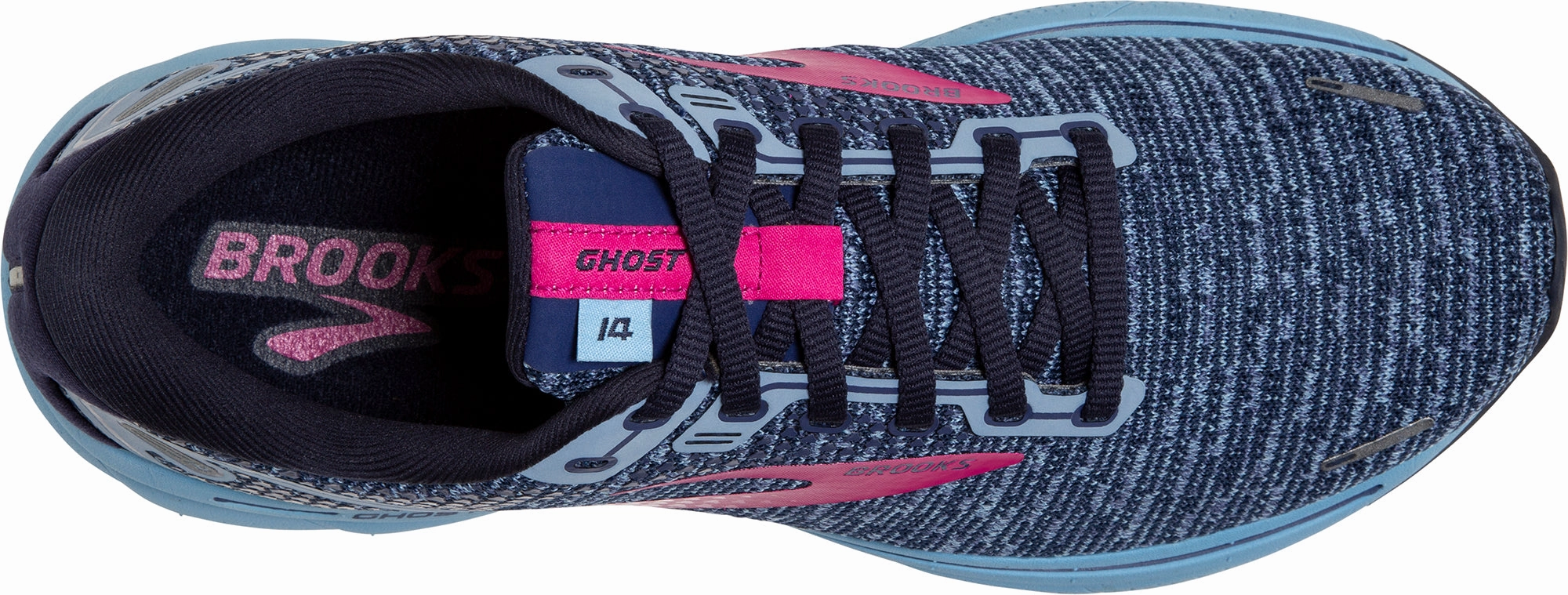 Brooks Ghost 14 Womens Running Shoes - Blue Distance Runners