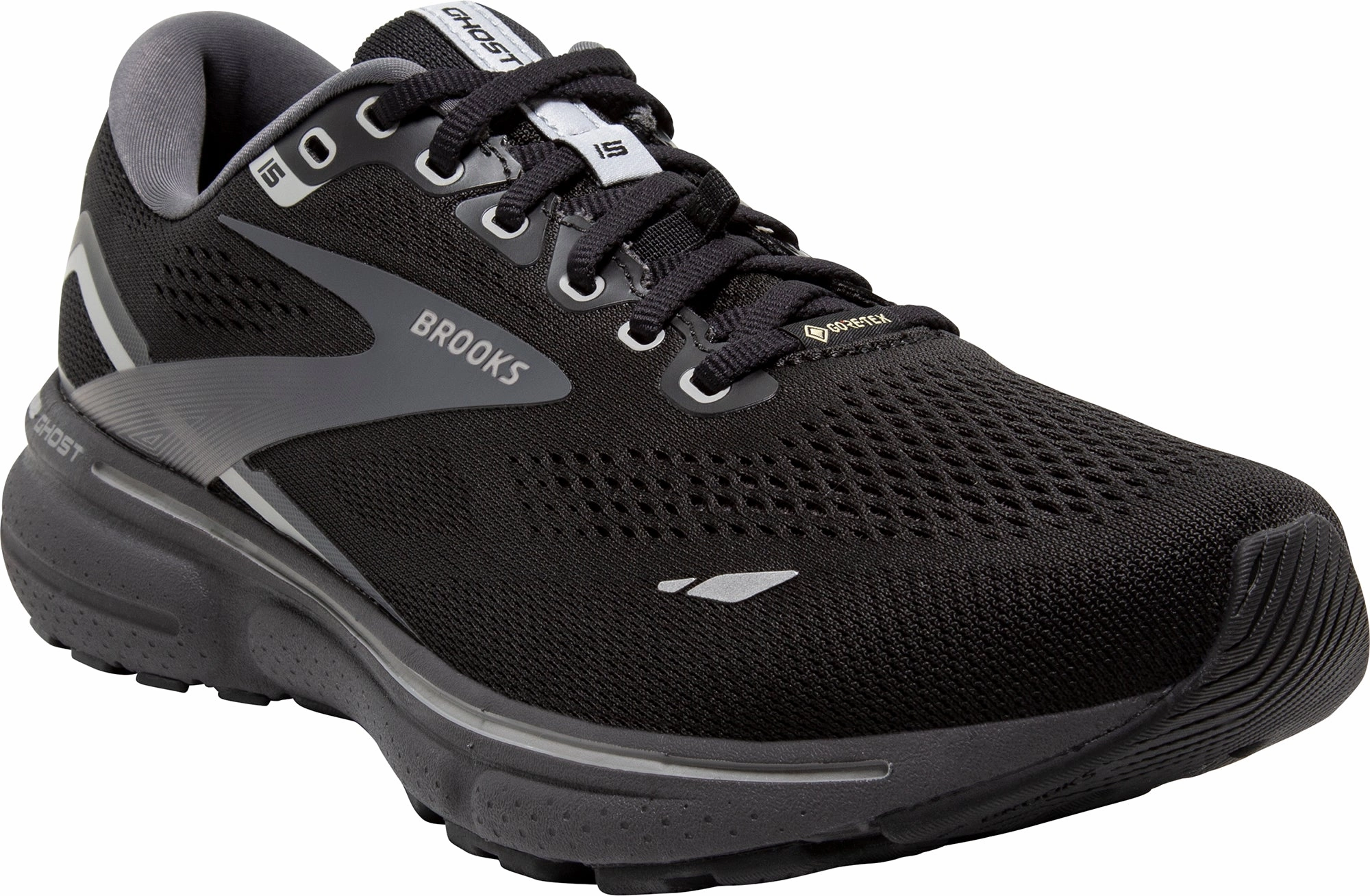 Brooks Ghost 15 GORE-TEX Mens Running Shoes - Black Distance Runners