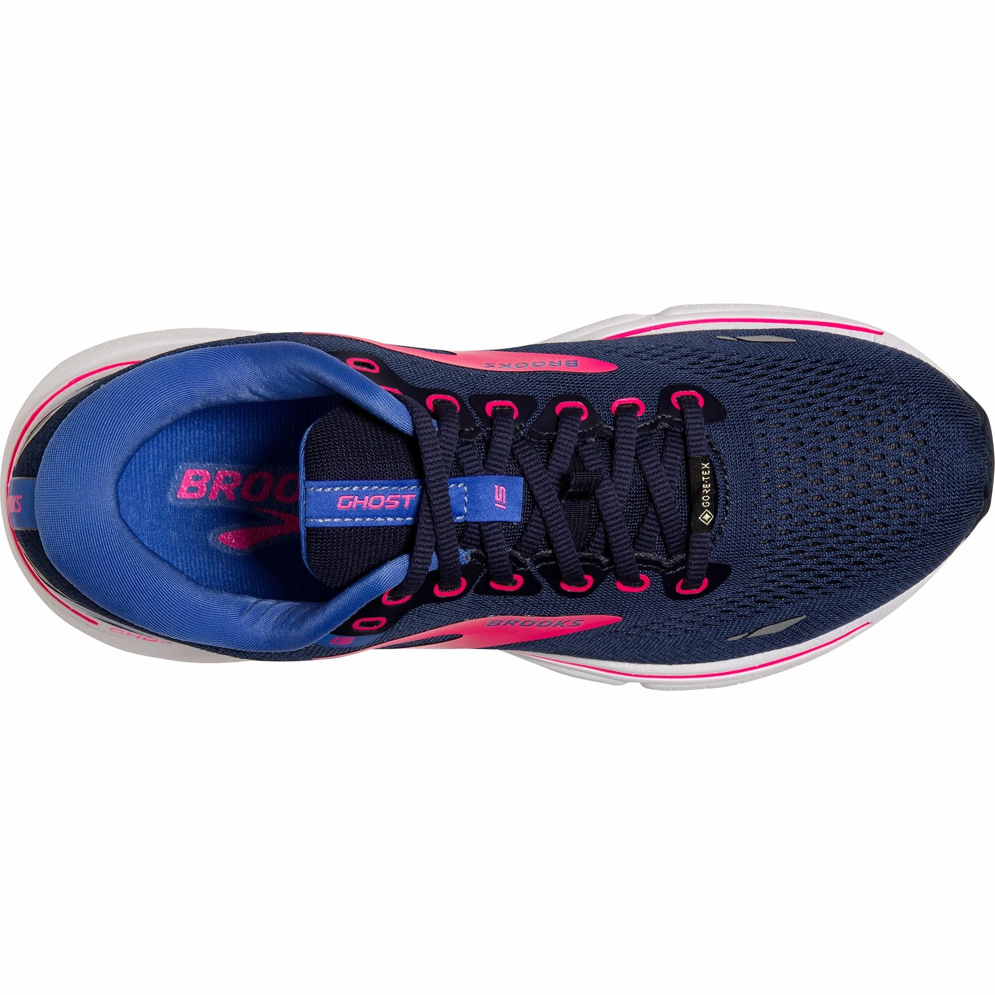 Brooks Ghost 15 GORE-TEX Womens Running Shoes - Navy Distance Runners