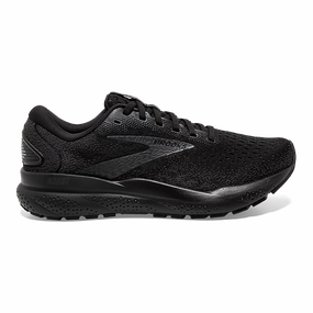 Brooks Ghost 16 - Black - Black - Ebony Brooks running shoes with responsive cushioning
