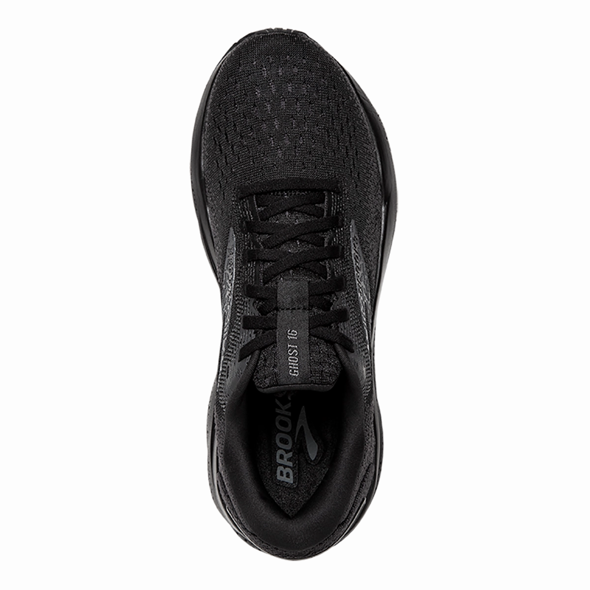 Brooks Ghost 16 - Black - Black - Ebony Brooks performance running shoes