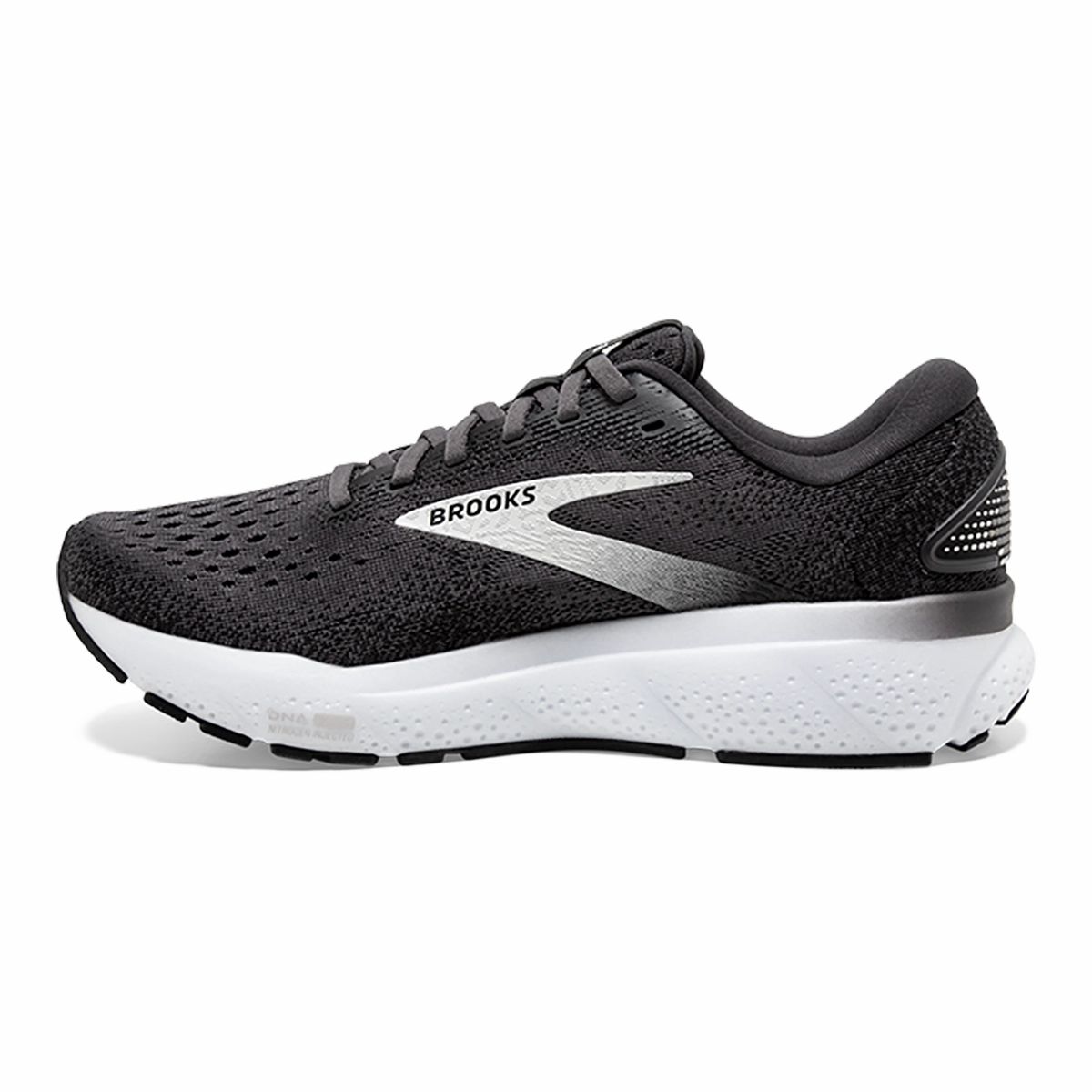 Brooks Ghost 16 - Black - Grey - White Brooks performance running shoes