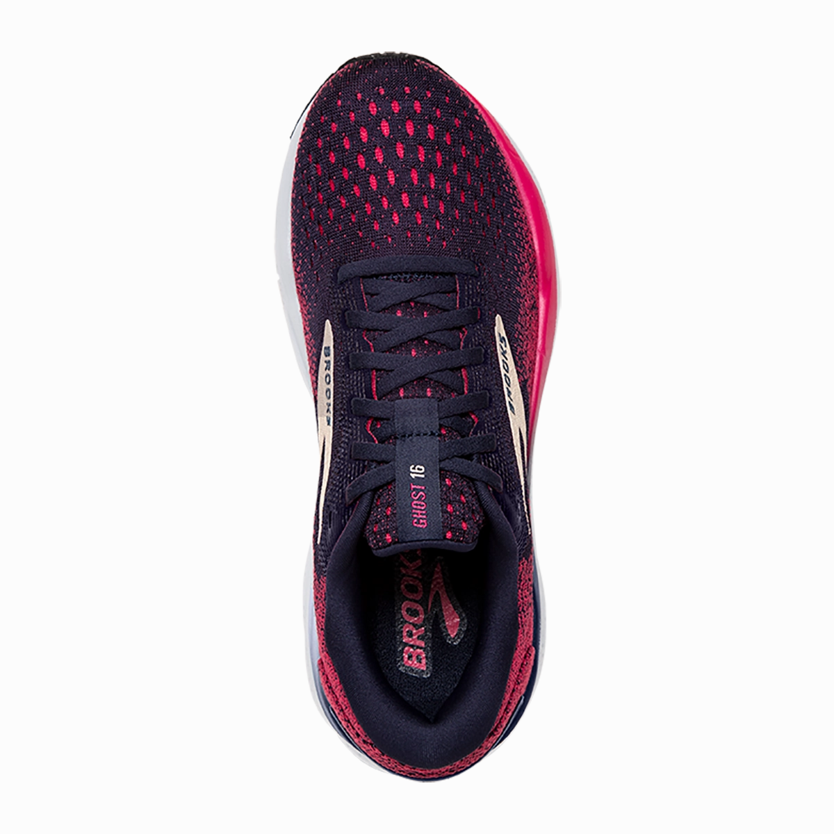 Brooks Ghost 16 - Peacoat - Raspberry - Apricot Brooks performance running shoes