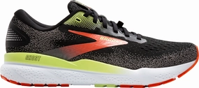 Brooks Ghost 16 GORE-TEX Mens Running Shoes - Black Brooks cushioned sneakers for distance running