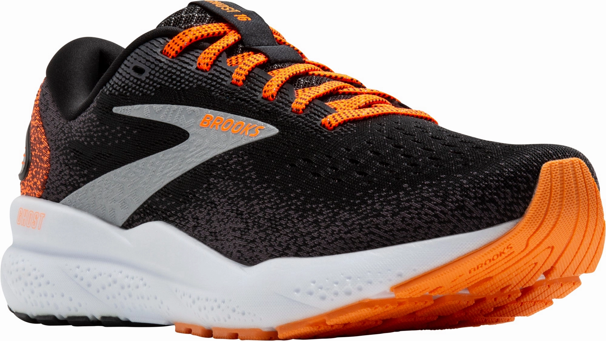 Brooks Ghost 16 Mens Running Shoes - Black Distance Runners