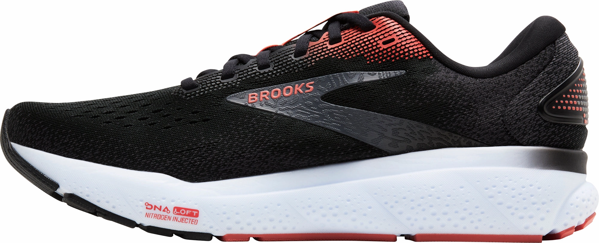 Brooks Ghost 16 Mens Running Shoes - Black Training Sneakers