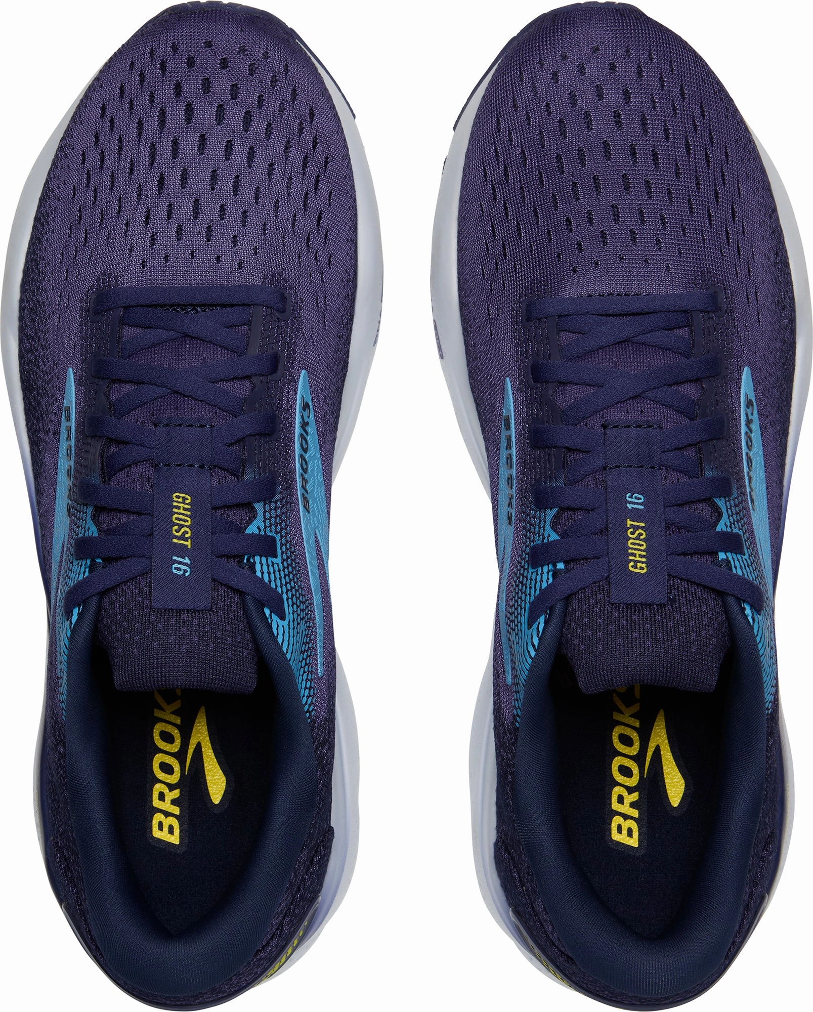 Brooks Ghost 16 Mens Running Shoes - Blue Training Sneakers