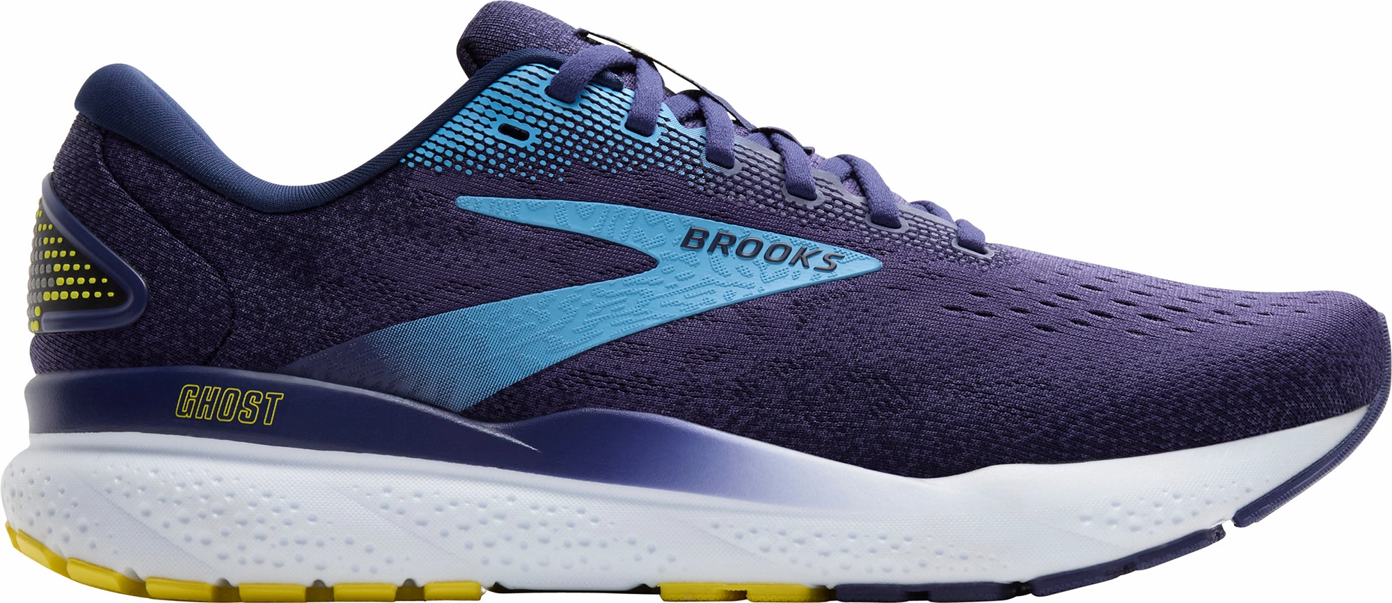 Brooks Ghost 16 Mens Running Shoes - Blue Brooks breathable running shoes for performance