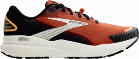 Brooks Ghost 16 Weatherized Mens Running Shoes - Orange Brooks cushioned sneakers for distance running