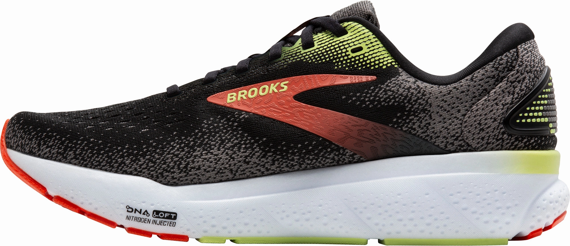 Brooks Ghost 16 WIDE FIT (2E) Mens Running Shoes - Black Distance Runners