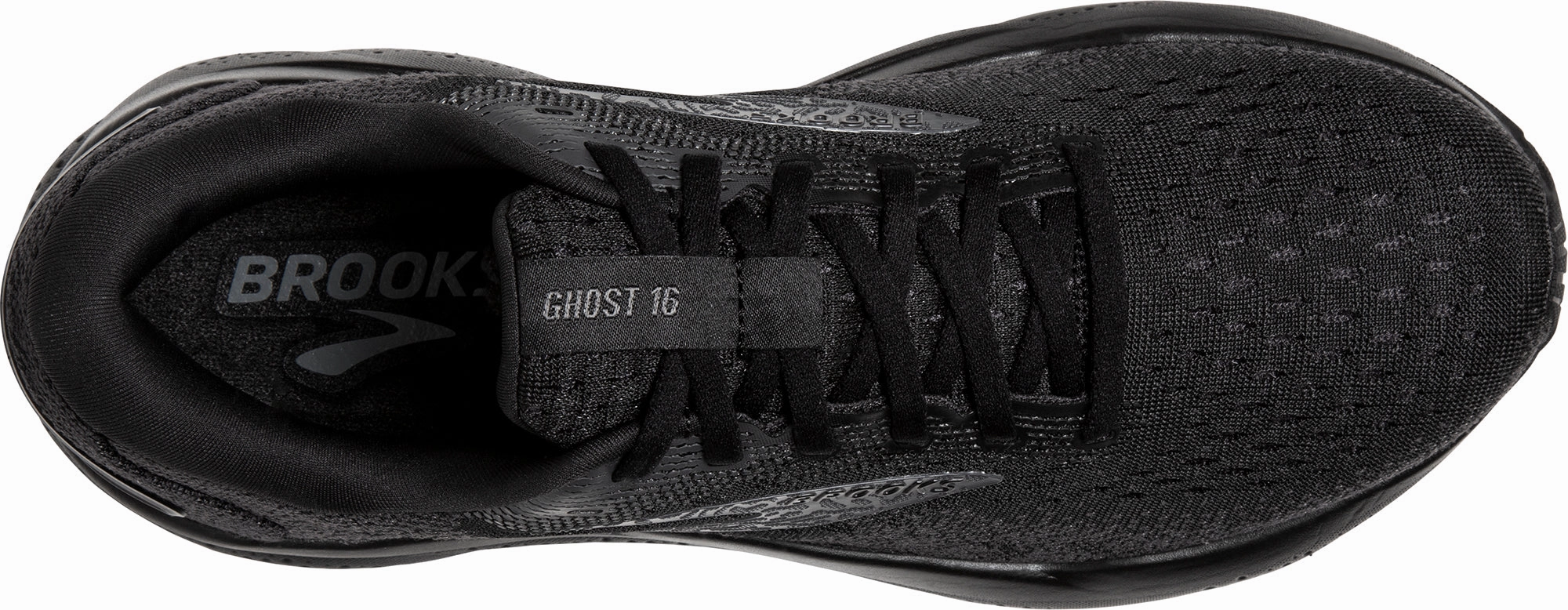 Brooks Ghost 16 WIDE FIT Womens Running Shoes - Black Distance Runners