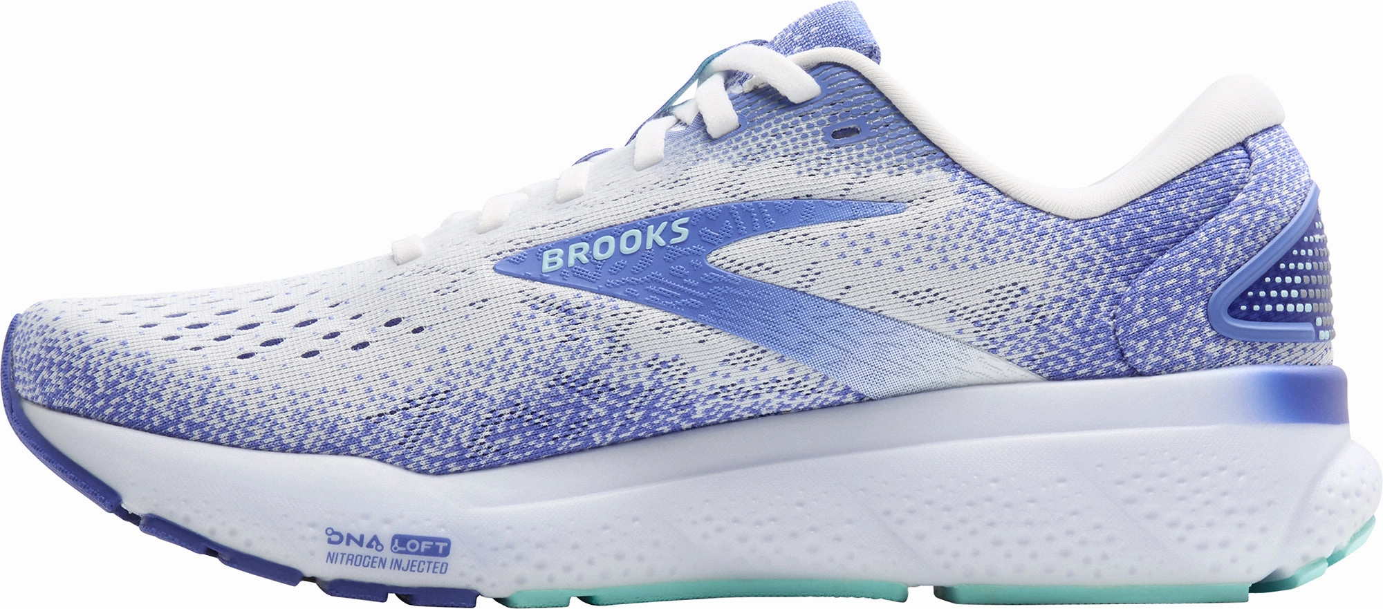 Brooks Ghost 16 Womens Running Shoes - White Training Sneakers
