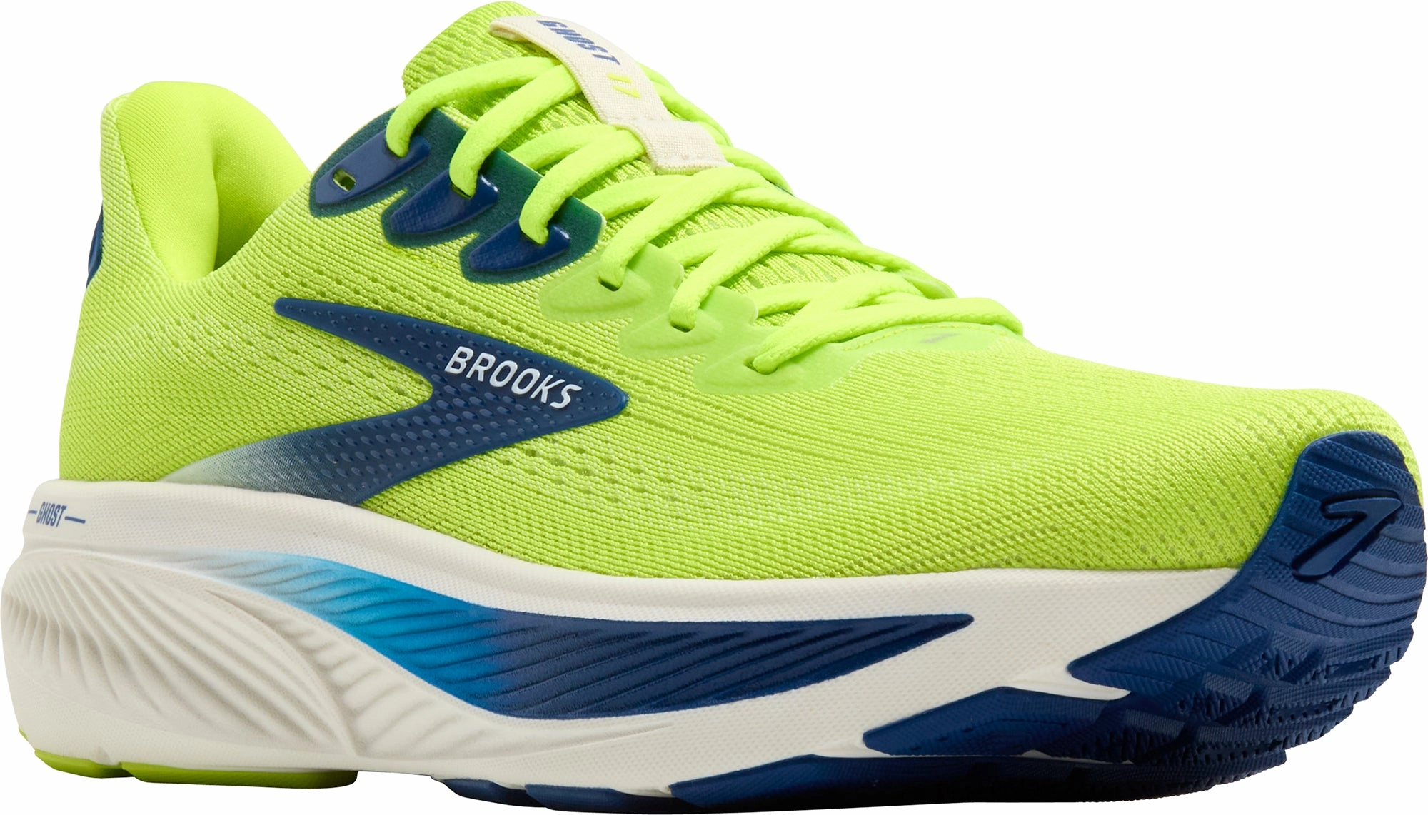 Brooks Ghost 17 Mens Running Shoes - Green Training Sneakers