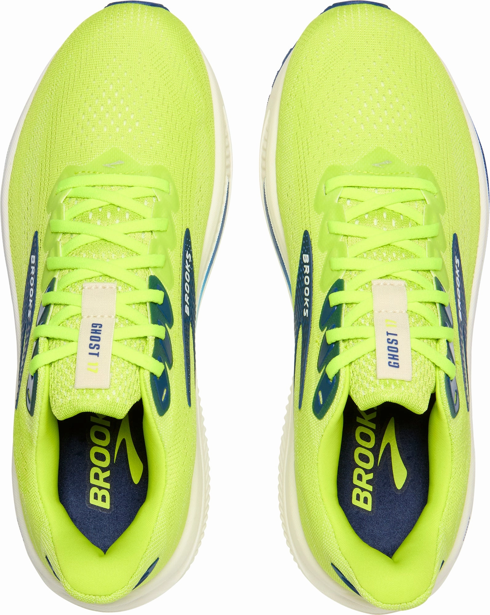 Brooks Ghost 17 Mens Running Shoes - Green Training Sneakers