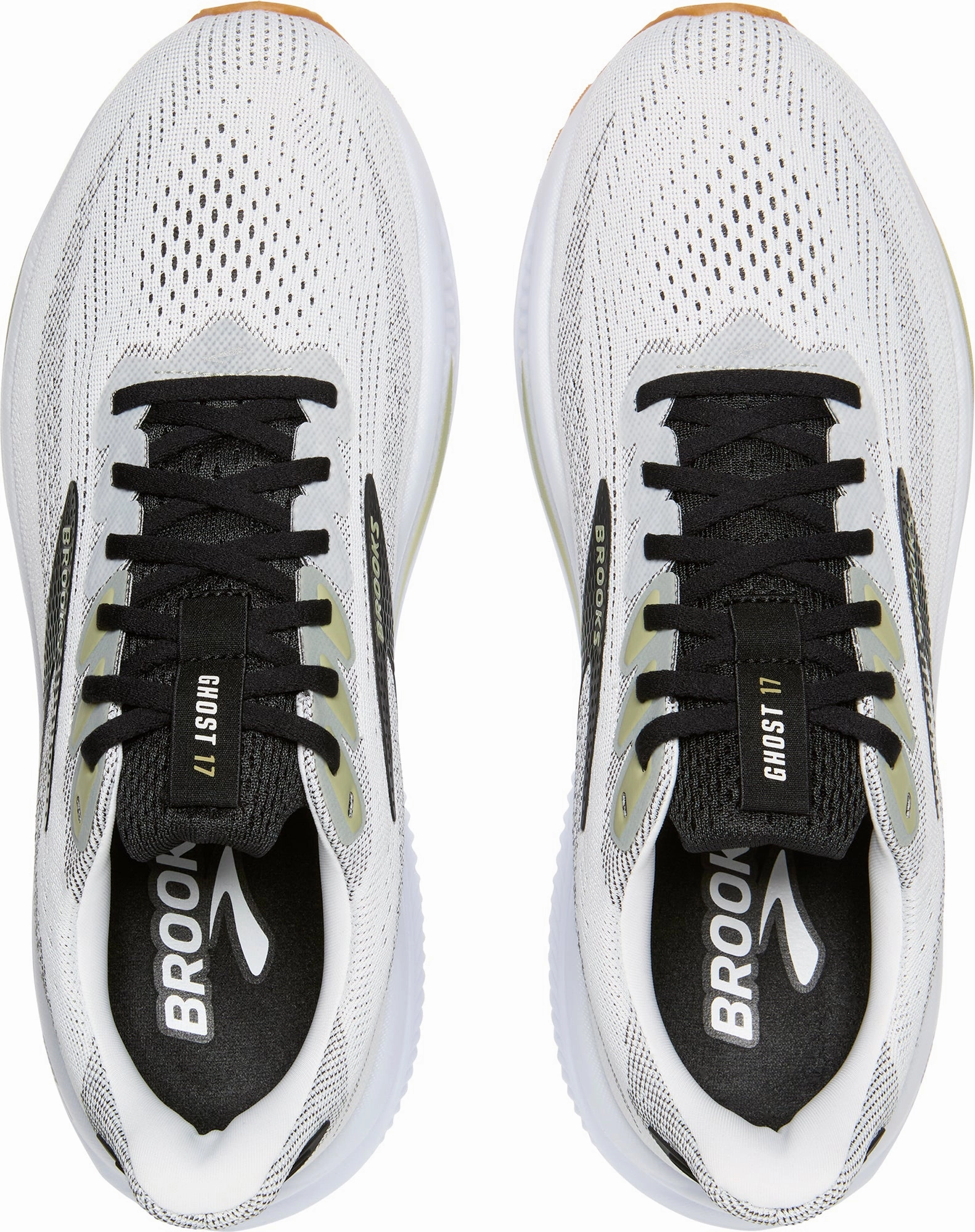 Brooks Ghost 17 Mens Running Shoes - White Distance Runners