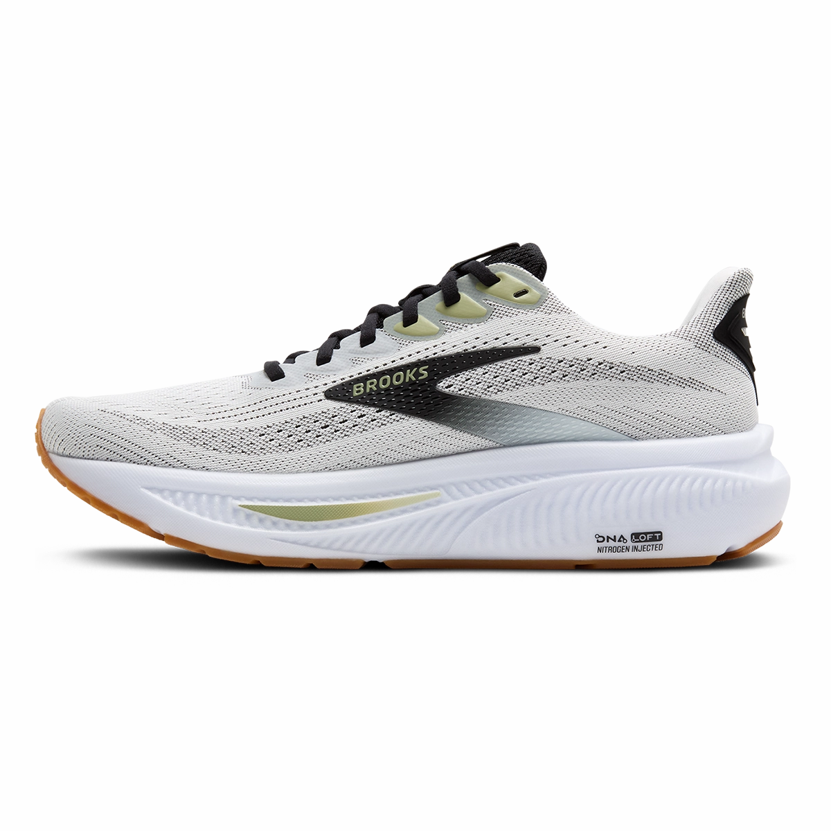 Brooks Ghost 17 White - Black - Tea Brooks performance running shoes