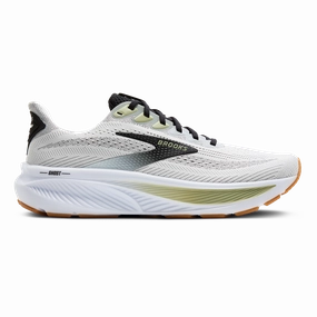 Brooks Ghost 17 White - Black - Tea Brooks running shoes with responsive cushioning
