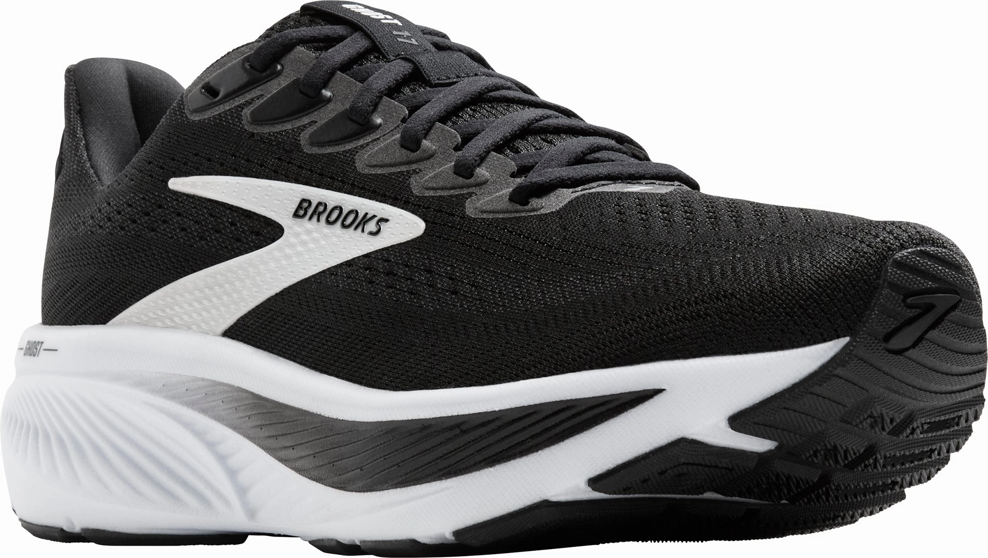 Brooks Ghost 17 Womens Running Shoes - Black Training Sneakers