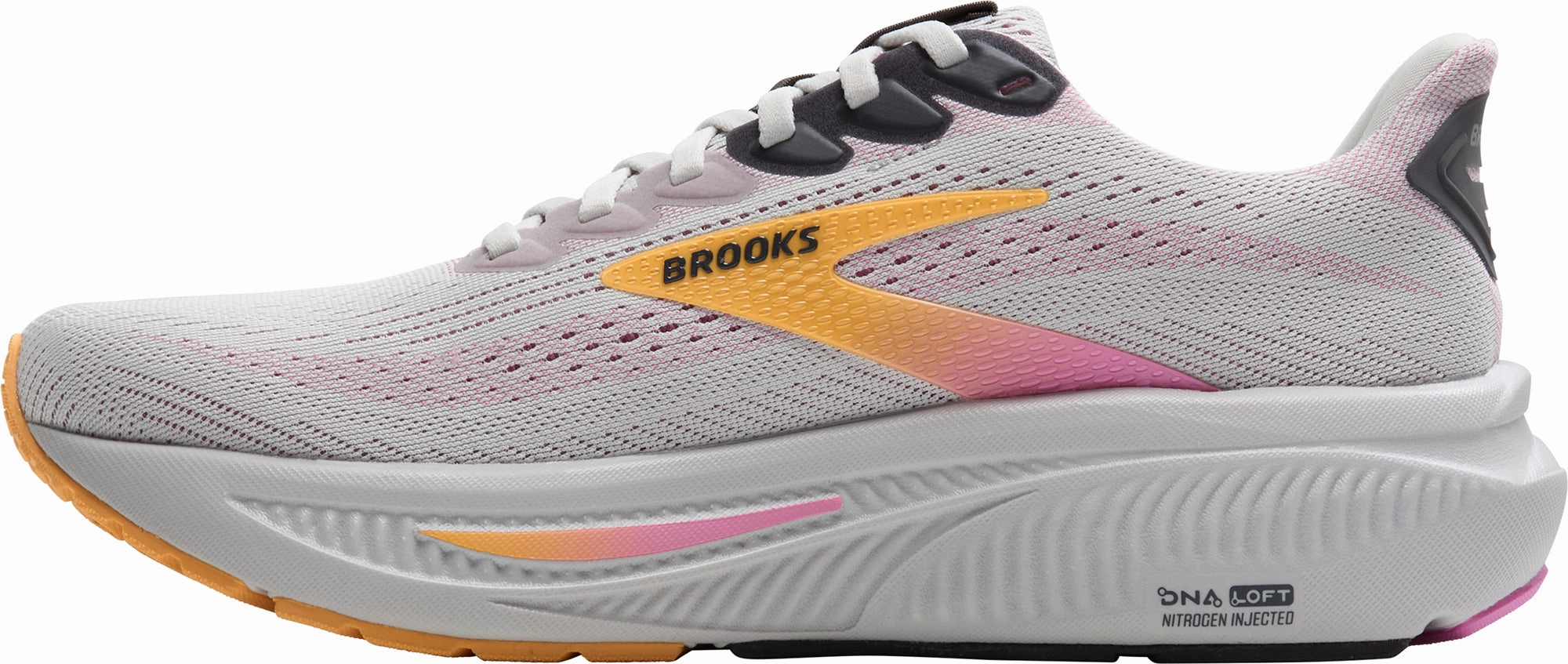 Brooks Ghost 17 Womens Running Shoes - Grey Training Sneakers
