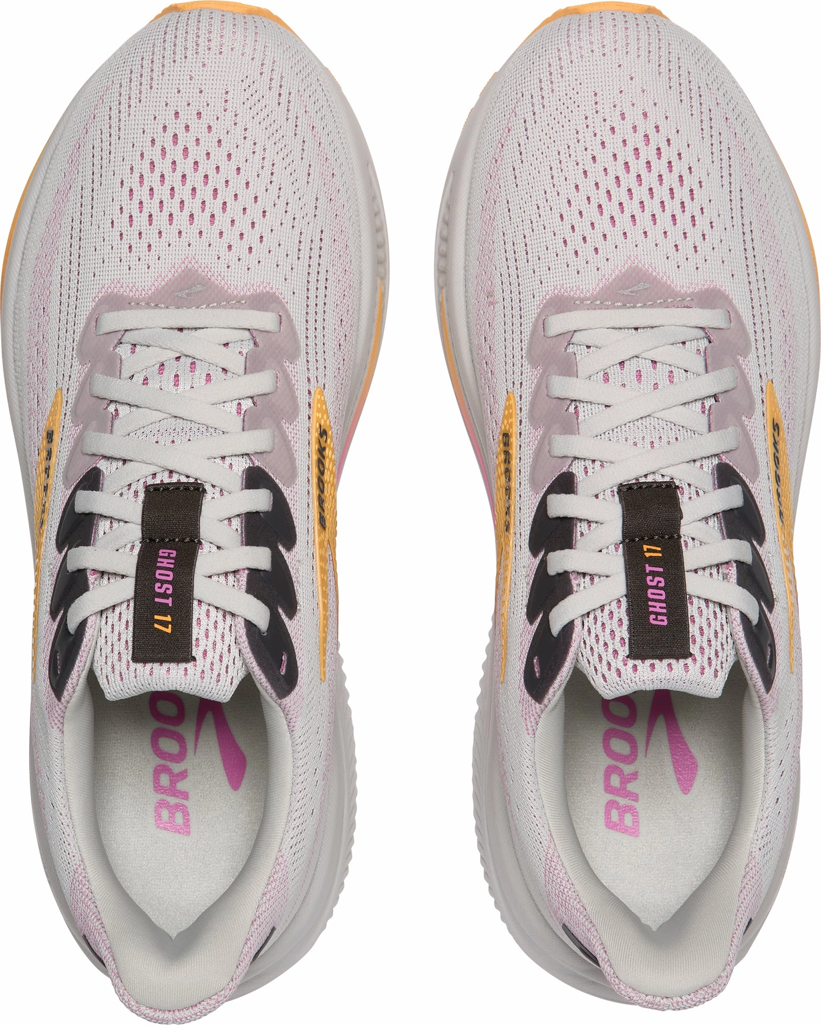 Brooks Ghost 17 Womens Running Shoes - Grey Training Sneakers