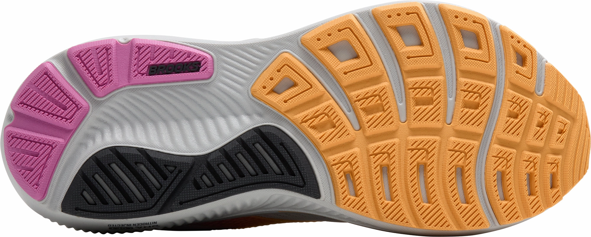 Brooks Ghost 17 Womens Running Shoes - Grey Training Sneakers