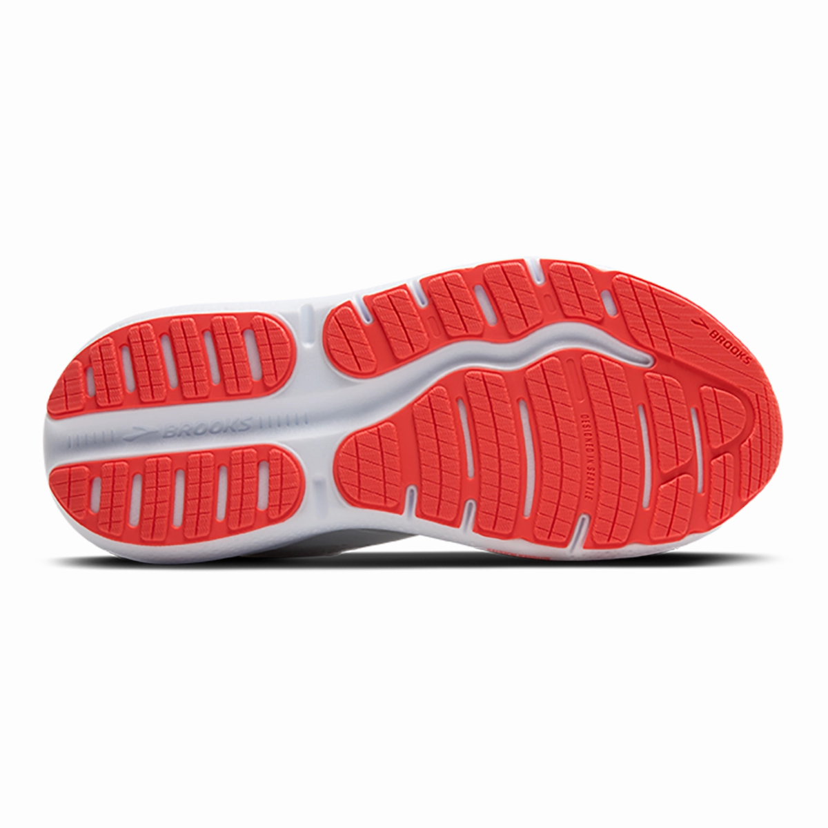 Brooks Ghost Max 2 - White - Hot Coral Brooks performance running shoes