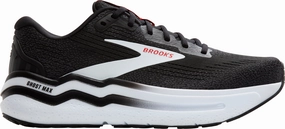 Brooks Ghost Max 2 Mens Running Shoes - Black Brooks cushioned sneakers for distance running