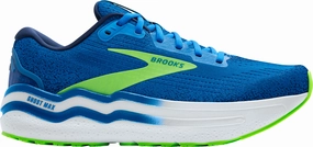 Brooks Ghost Max 2 Mens Running Shoes - Blue Brooks cushioned sneakers for distance running